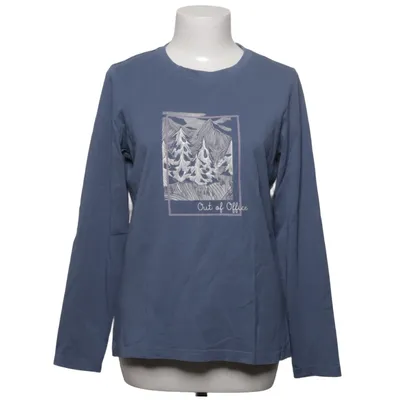 T-shirt à manches longues (Bleu) de Mountain Warehouse Coton biologique
