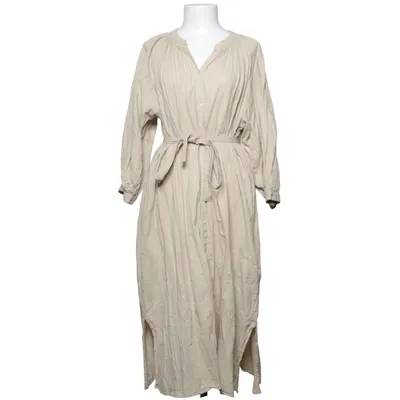 Robe chemise (Beige) de Uniqlo Coton