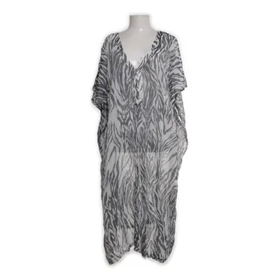 Jurk (Wit, Grijs) van H&M Conscious Collection Lyocell, Polyester