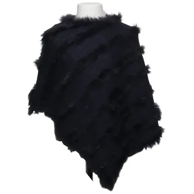 Poncho (Grå) från Derhy Kids Akryl, Kaninpäls