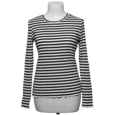 T-shirt à manches longues (Noir, Blanc) de Selected Femme Élasthane, Coton biologique