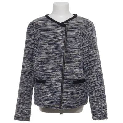 Jacket (Blue, White, Black) from Jensen Cotton, Metallic fiber, Polyester, Wool