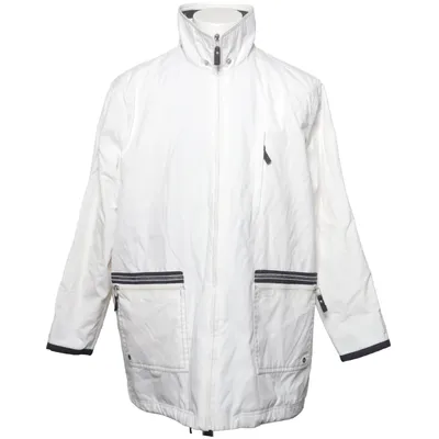 Jacket (White, Black) from N.Y. Near You Cotton, Polyester