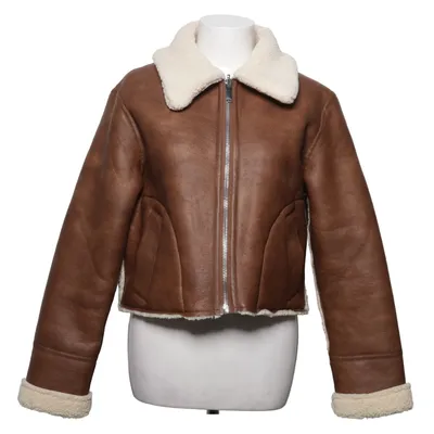 Shearling jas (Bruin, Wit) van Suncoo Gerecycled polyester