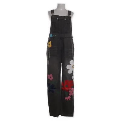Hängselbyxor (Grå, Flerfärgad) Bomull, Polyester
