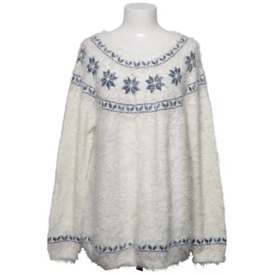 Sweater (White, Blue, Multicolored) from Peacocks Acrylic, Polyamide