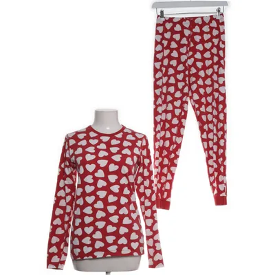 Pyjama (Rood, Wit) van Polarn O. Pyret Organisch katoen, Elastaan