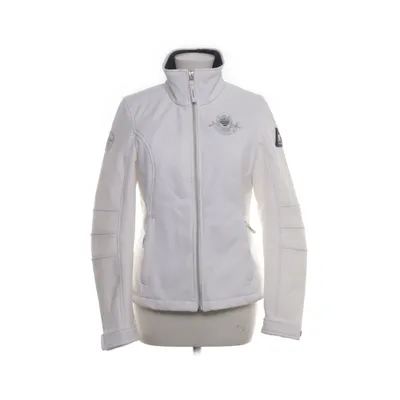 Softshell jacket (White, Silver) from Gaastra Nautical Supplies Elastane, Polyester