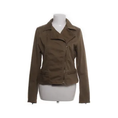 Bikerjacka (Brun) från L.O.G.G by H&M Bomull, Elastan, Polyester