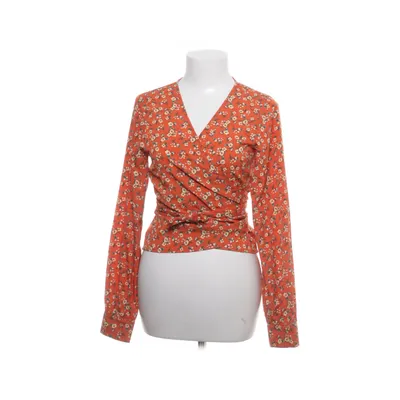 Wikkelblouse (Oranje, Meerkleurig) van Fashion Union Polyester