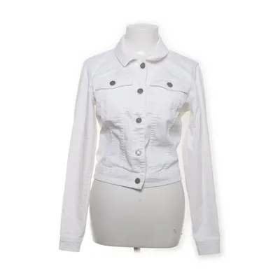 Jeansjacka (Vit) från Noisy May Bomull, Elastan, Polyester