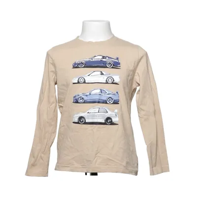 Langærmet t-shirt (Beige) fra Lupilu Bomuld