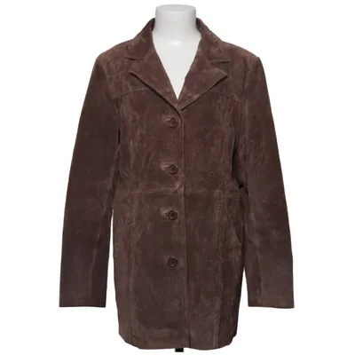 Leren blazer (Bruin) van Cappuccini Leer