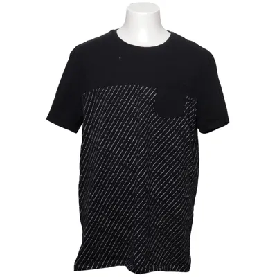 T-shirt (Zwart, Wit) van Much More Katoen