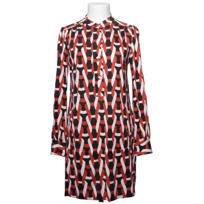 Jurk (Zwart, Wit, Rood) van Diane von Furstenberg Zijde