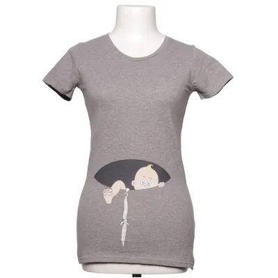 T-shirt (Gris) de Earth Positive Coton biologique