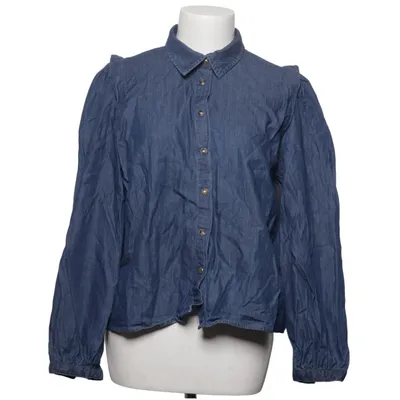 Denim blouse (Blauw) van Peppercorn Katoen