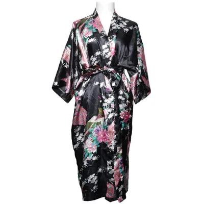 Kimono (Zwart, Meerkleurig) van Singapore Collection