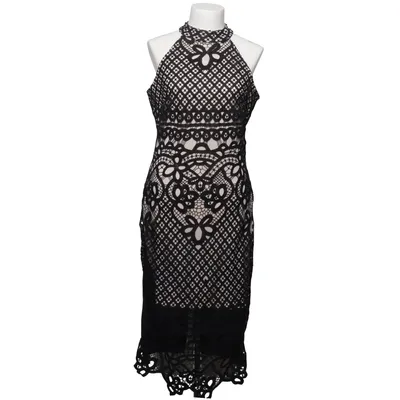 Robe de cocktail (Noir, Beige) de Quiz Élasthane, Polyester