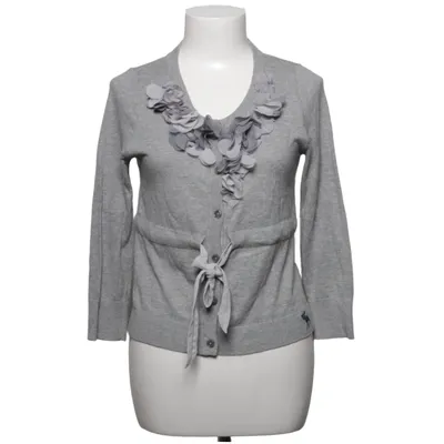 Cardigan (Grijs) van Abercrombie & Fitch Katoen, Polyamide, Viscose
