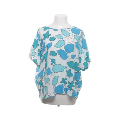 Blouse (Bleu, Blanc, Vert) de Jadicted Élasthane, Soie, Viscose