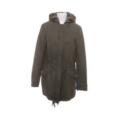 Parka (Vert) de IQ+ Berlin Coton, Polyamide, Polyester, Fourrure de lapin, Viscose