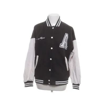 Collegejacka (Svart, Vit) från Rising Bomull, Polyester
