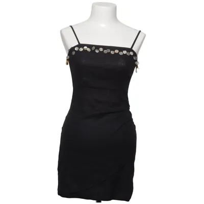 Kleid (Schwarz) von Zara Leinen, Viskose