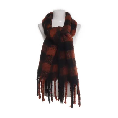 Scarf (Orange, Black) from Monki Acrylic, Polyester