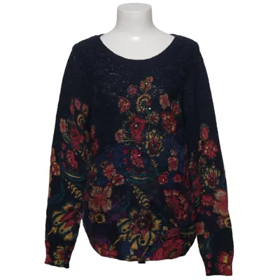 Sweater (67J20A9) fra Desigual Bomuld, Metallfiber, Polyester