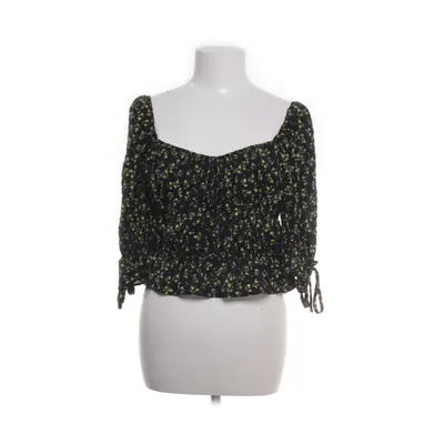 Crop top (Black, Multicolored) from Saint Genies Polyester
