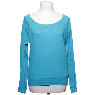 Långärmad t-shirt (Blå) från Hollister Bomull, Polyester, Viskos