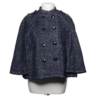 Cape (Blå, Vit) från Banana Republic Akryl, Alpackaull, Mohair, Nylon, Polyester