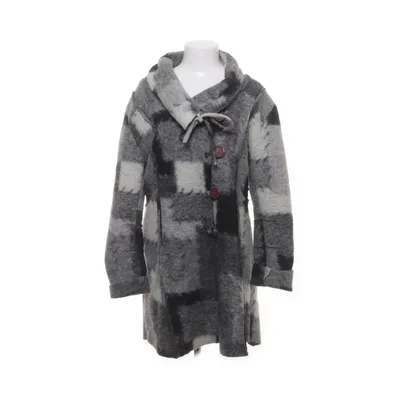 Duffle coat (Gray, Black, White) from Cobra Polyester, Wool