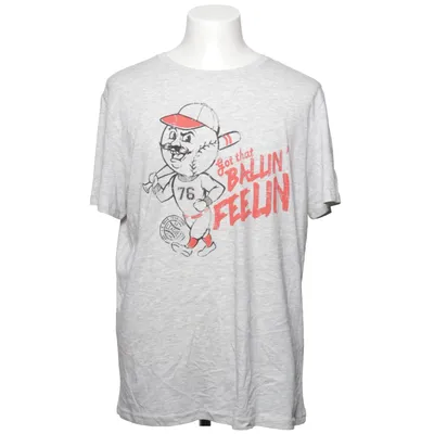 T-shirt (Gray, Red) from Celio Cotton, Viscose