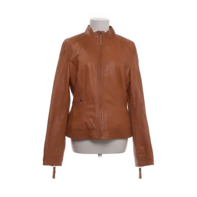 Läderjacka (Brun) från ESPRIT Collection Polyester, Skinn