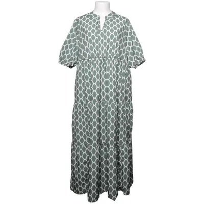 Maxikjole (Grøn, Hvid) fra Emery Rose Elastan, Polyester