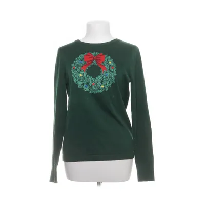 Julesweater (Grøn, Flerfarvet) fra Lands' End Bomuld
