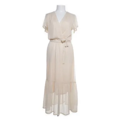 Maxi jurk (Beige) van Guts & Gusto Polyester, Elastaan