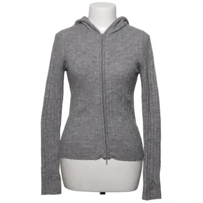 Hoodie (Gray) from Pull & Bear Acrylic, Elastane, Polyamide, Polyester, Wool