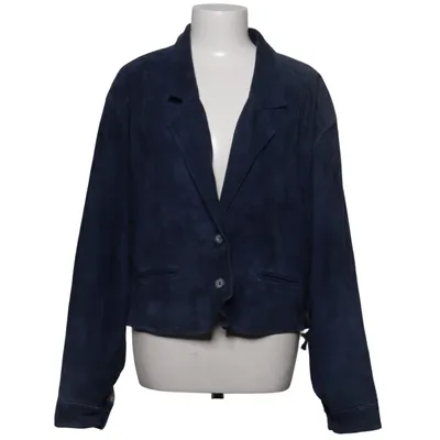 Veste en cuir (Bleu) de Pier Paolo Rossi Cuir, Viscose