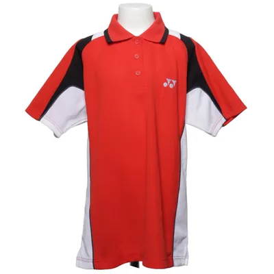 Polo shirt (Red, White, Black) from Yonex Polyester