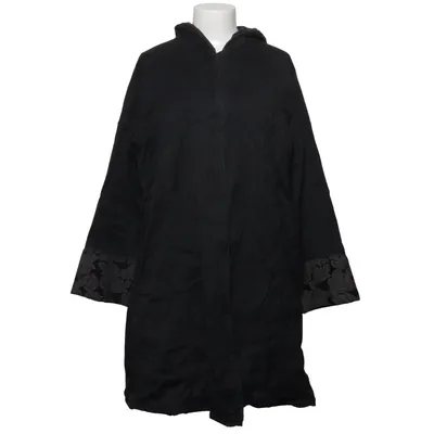 Coat (Black) from Zizzi Cotton