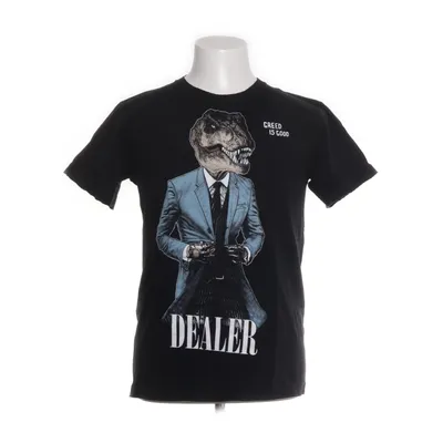 T-shirt (Zwart) van Domrebel Katoen