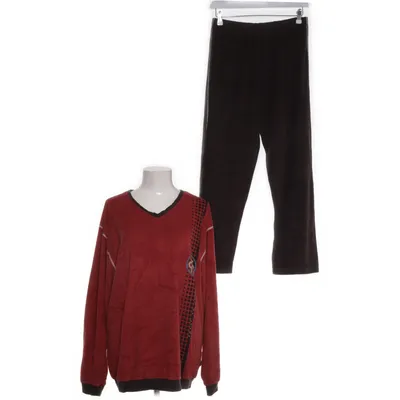 Loungewear (Rood, Bruin) van Huber Katoen, Elastaan