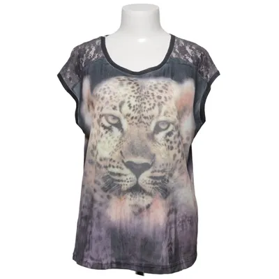 Top (Zwart, Meerkleurig) van S'West Katoen, Viscose