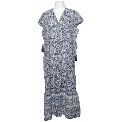 Långklänning (Blå, Vit, Flerfärgad) från Indiska Bomull