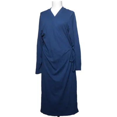 Omlottklänning (Blå) från Gudrun Sjödén Bomull, Linne