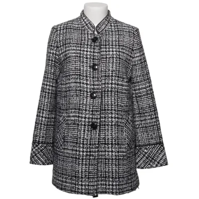 Frakke (Sort, Hvid) fra Punt Roma Akryl, Polyester, Uld