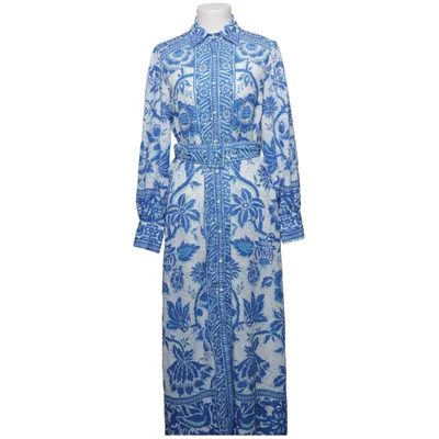 Shirt dress (Blue, White) from Jus de Pom Polyester
